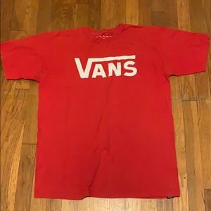 Vans Classic Red T Shirt Medium
